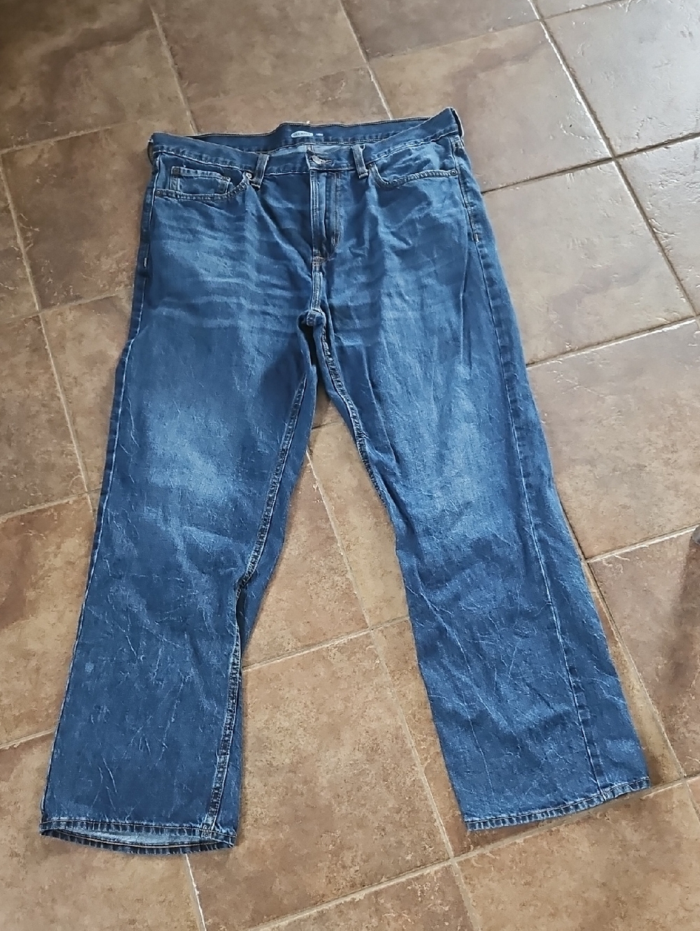 Old Navy Men's Straight-Leg Blue Jeans 36/30